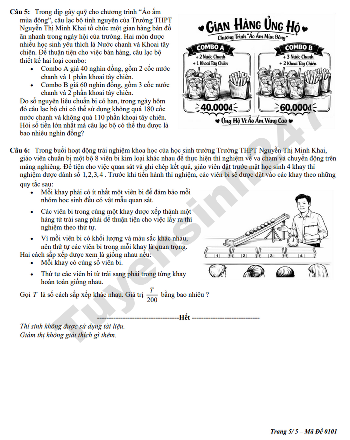 De thi tot nghiep THPT 2026 mon Toan - THPT Nguyen Thi Minh Khai