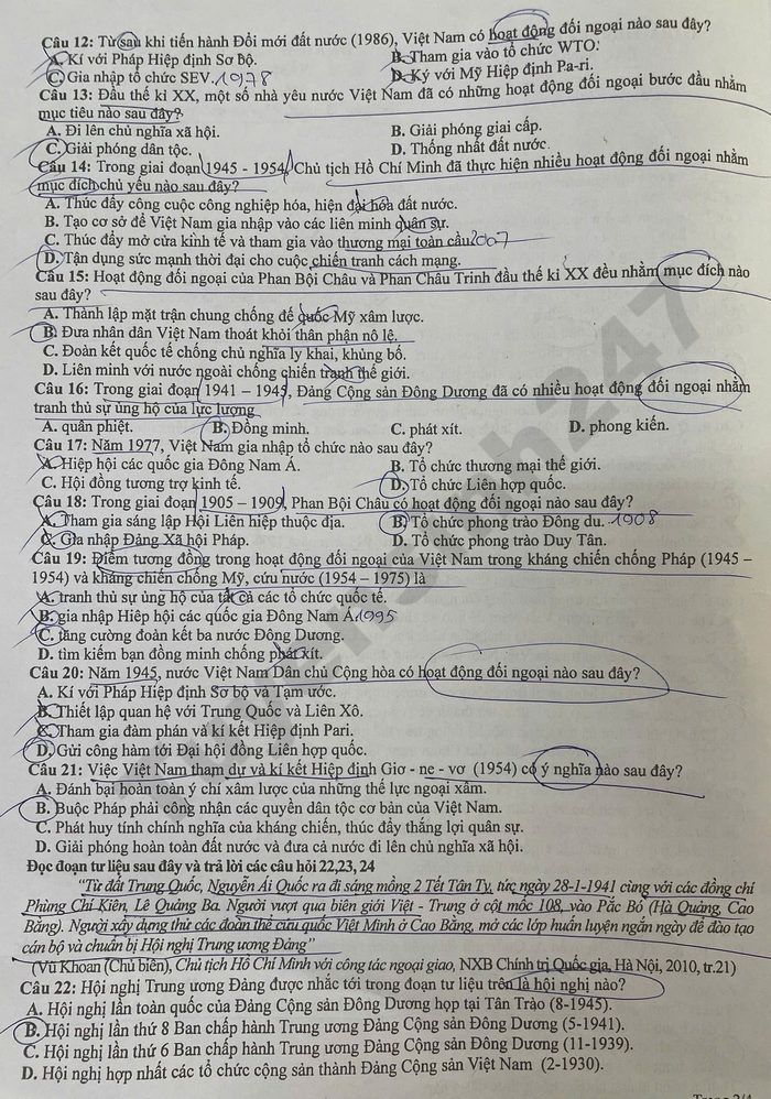 De thi hoc ki 2 nam 2026 lop 12 mon Su - So GD Bac Ninh