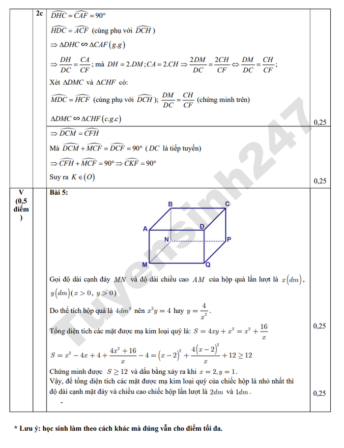 De thi hoc ki 2 mon Toan 9 THCS Nguyen Du 2026 - co dap an