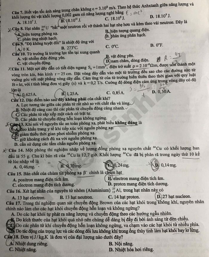 De thi thu mon Ly tot nghiep THPT 2026 - So GD Phu Tho dot 2