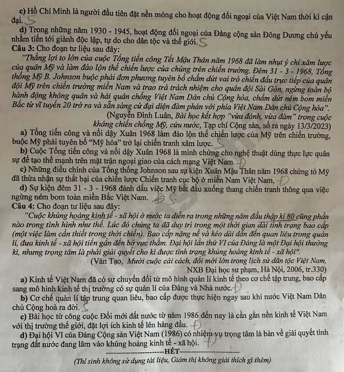 De thi thu tot nghiep THPT 2026 dot 2 mon Su - So GD Phu Tho