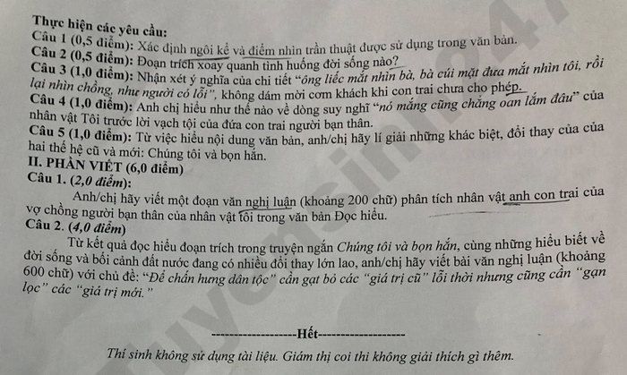 De thi thu tot nghiep THPT 2026 mon Van - So GDDT Son La (lan 2)