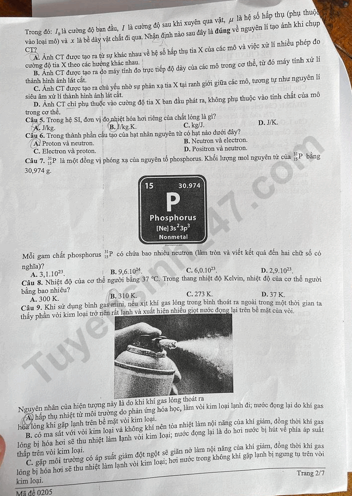 De thi thu tot nghiep THPT 2026 mon Ly - So GD Hai Phong