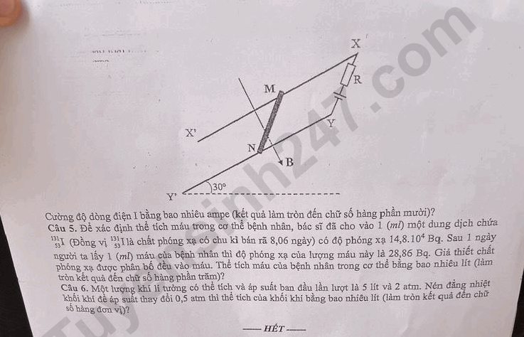 De thi thu tot nghiep THPT 2026 mon Ly - So GD Hai Phong