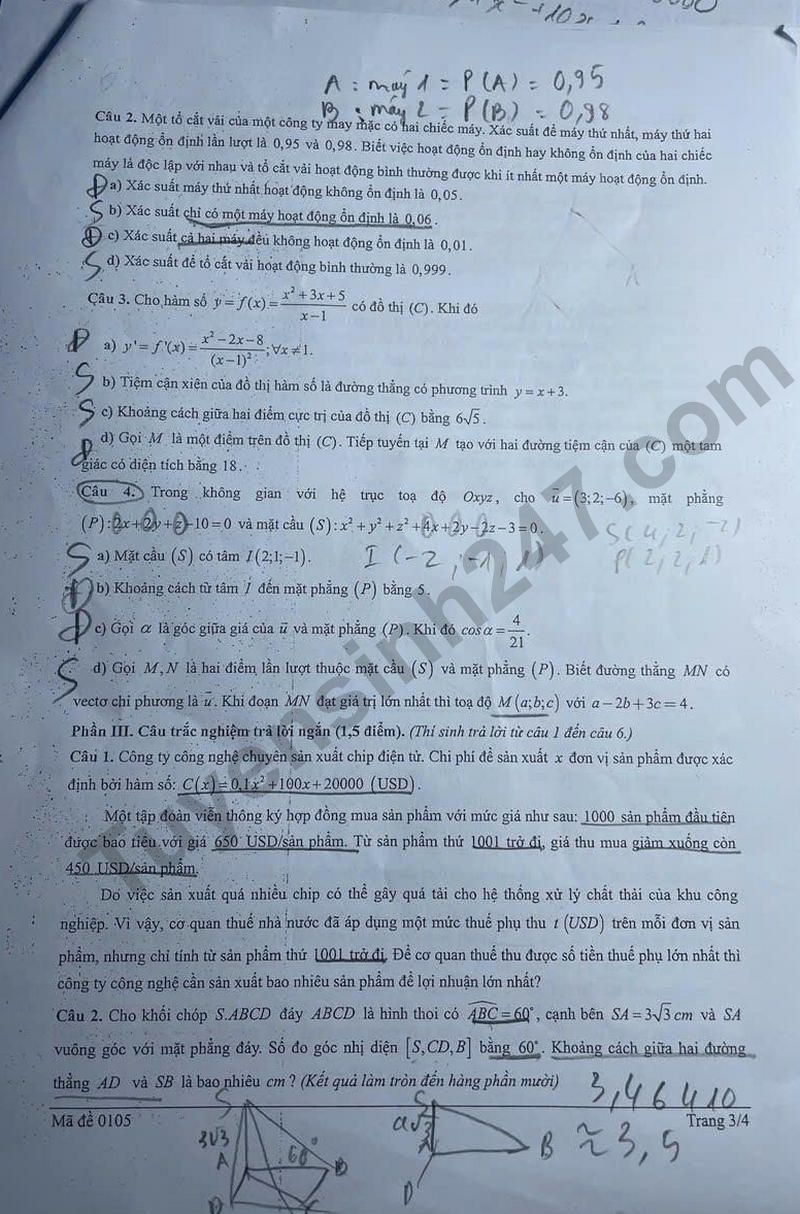 De thi thu tot nghiep THPT mon Toan 2026 - So GDDT Hai Phong (Co dap an)