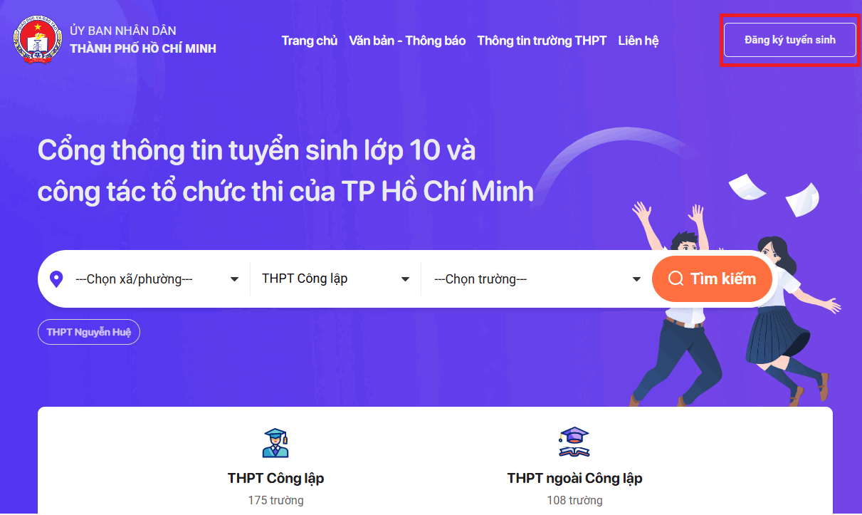 Cach dang ky nguyen vong thi vao lop 10 TPHCM nam 2026