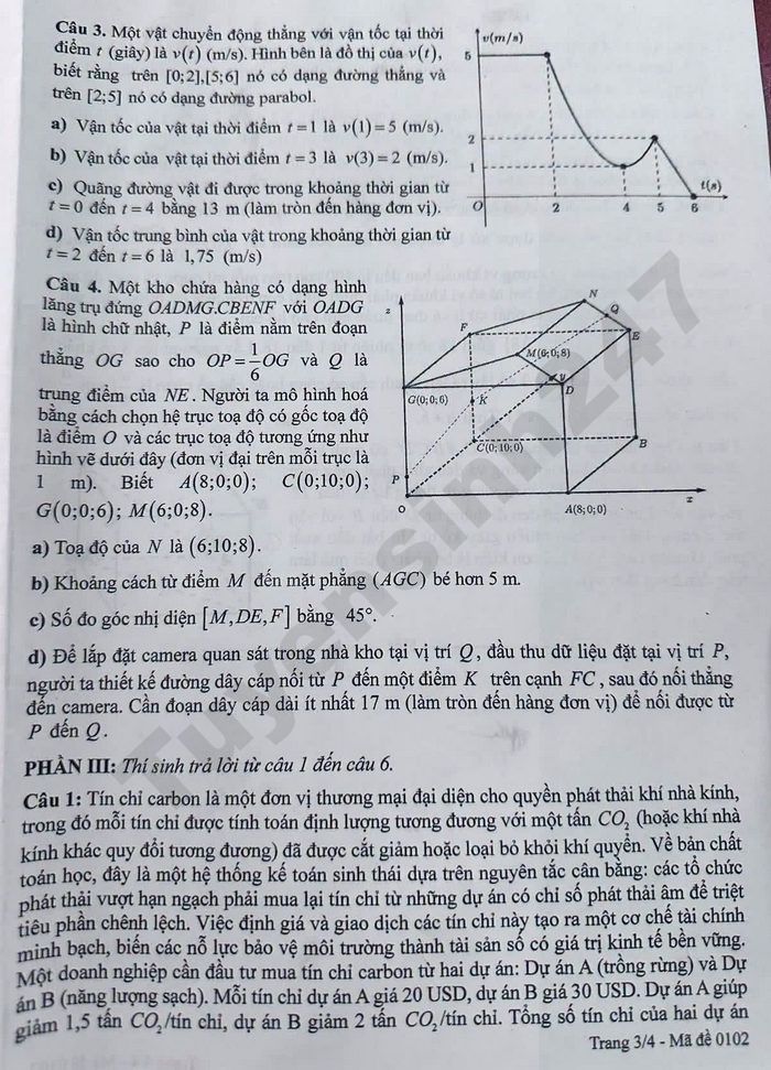 De thi thu tot nghiep THPT 2026 mon Toan - So GD Quang Tri