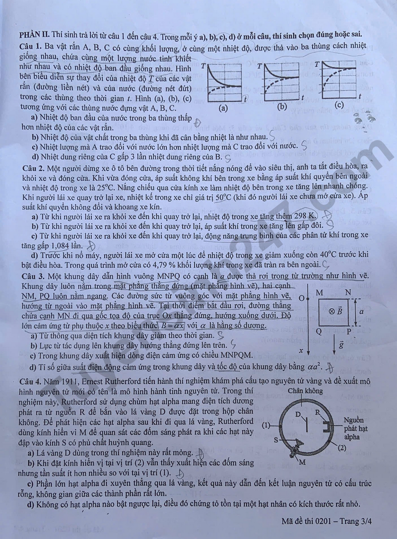 De thi thu tot nghiep THPT 2026 mon Vat ly - So GD Quang Tri (Co dap an)