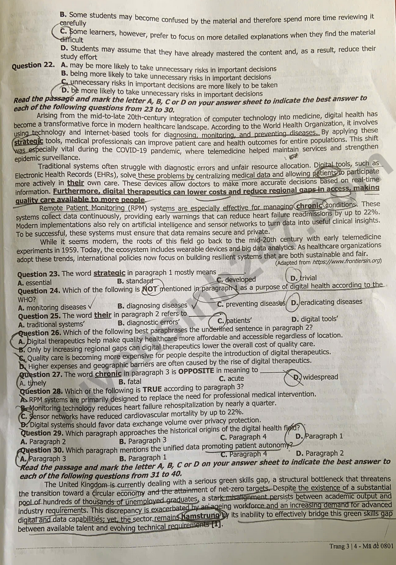 De thi thu tot nghiep THPT 2026 mon Tieng Anh - So GD Quang Tri (Co dap an)