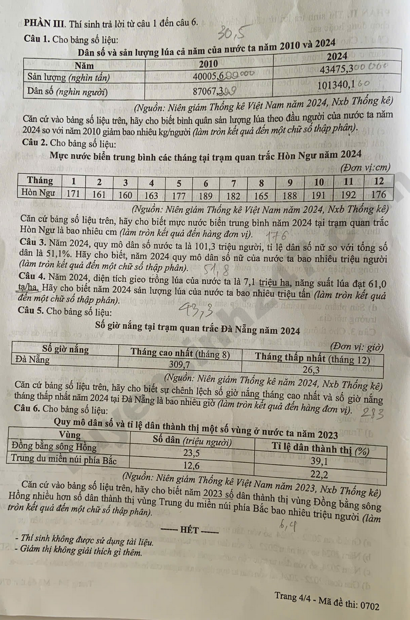 De thi thu tot nghiep THPT 2026 mon Dia Ly - So GD Quang Tri (Co dap an)