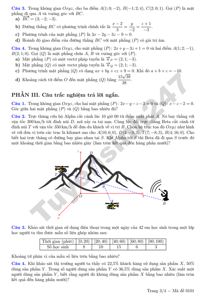 De thi hoc ki 2 lop 12 mon Toan - So GD Bac Ninh 2026