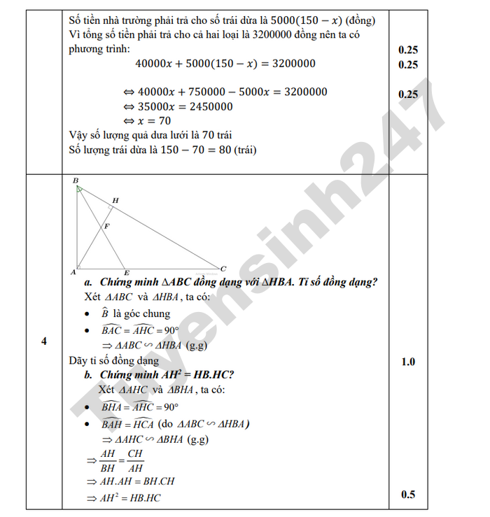De thi ki 2 mon Toan 8 TH-THCS-THPT Khai Nguyen 2026 - Co dap an