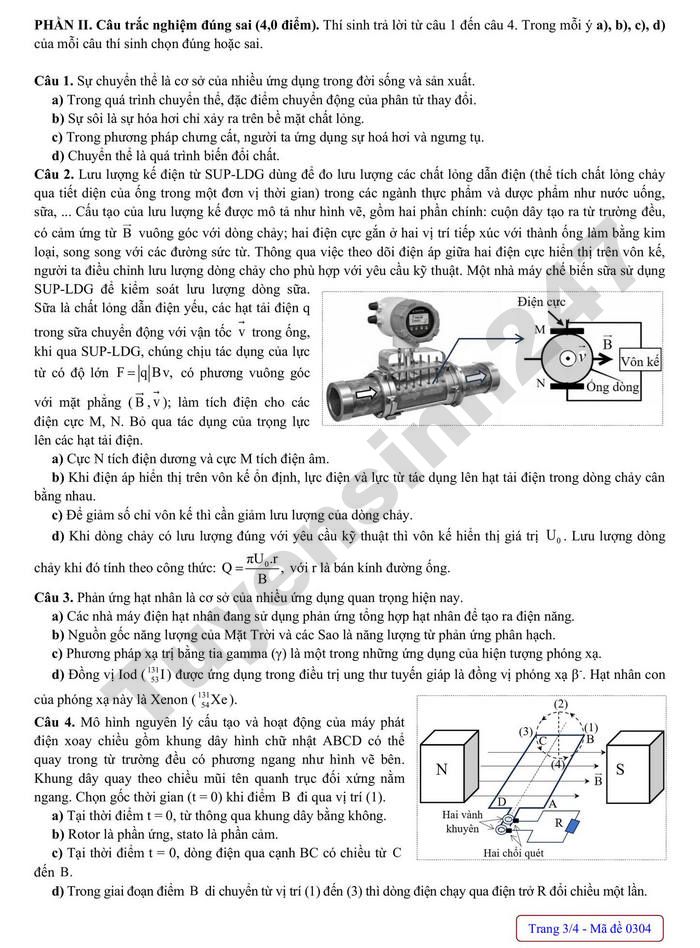 De thi thu mon Ly TN THPT nam 2026 - So GD Nghe An (dot 2)