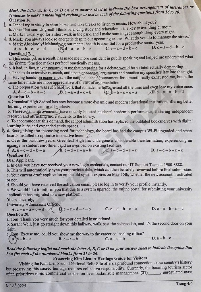 De thi thu mon Anh tot nghiep THPT nam 2026 - So GD Nghe An (dot 2)