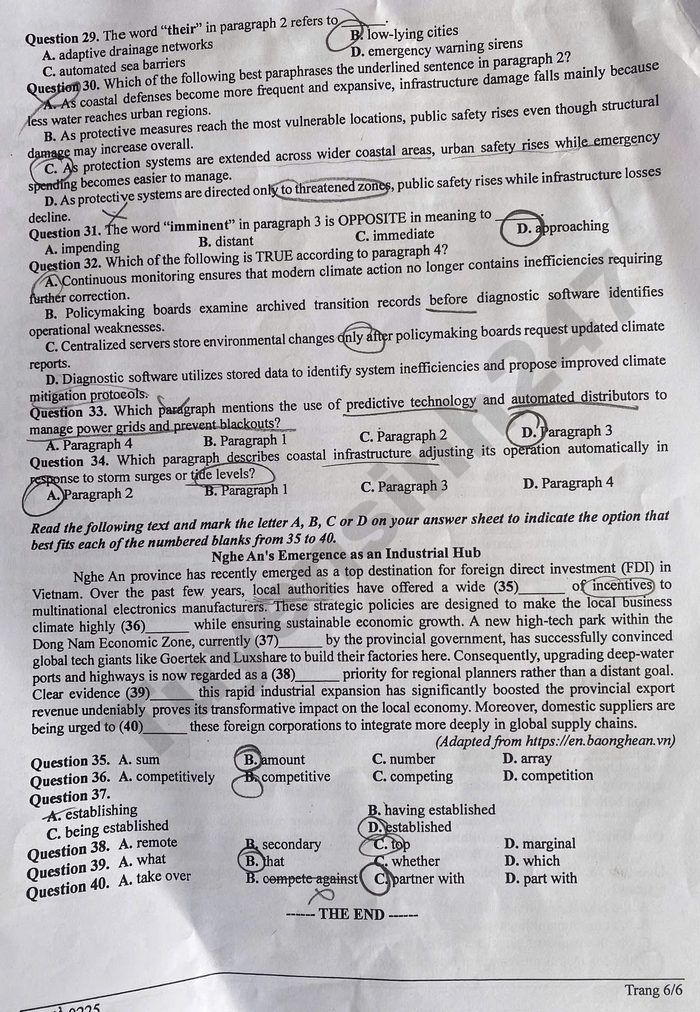 De thi thu mon Anh tot nghiep THPT nam 2026 - So GD Nghe An (dot 2)