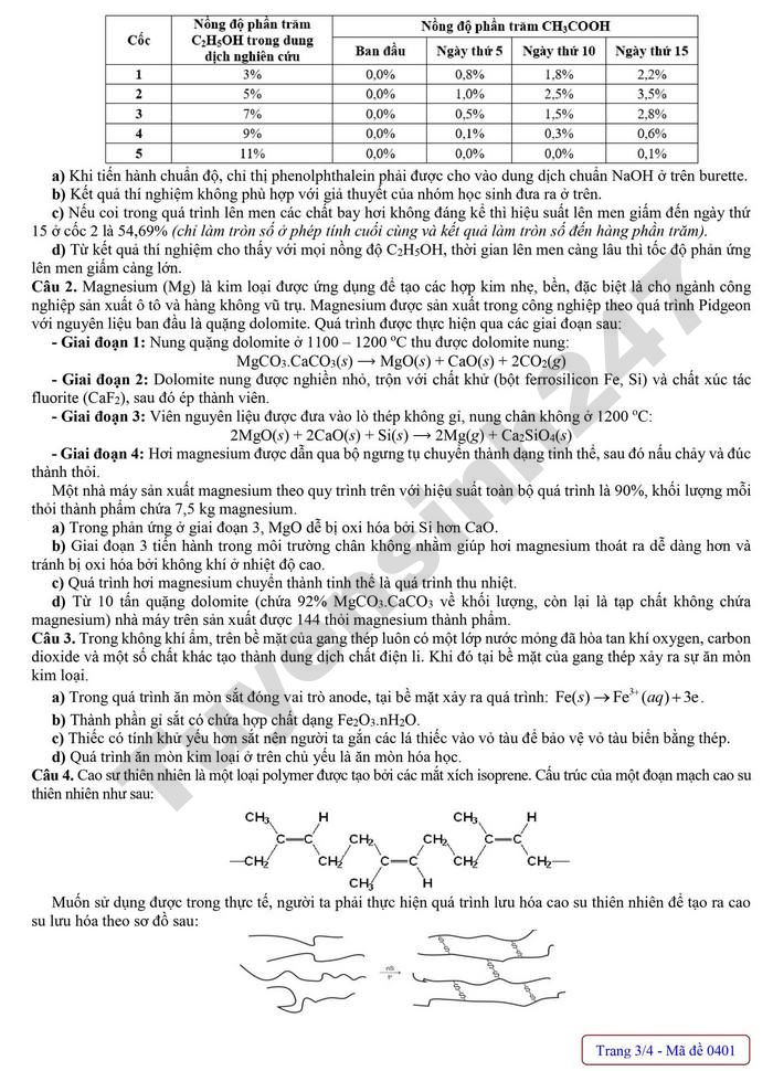 De thi thu mon Hoa tot nghiep THPT 2026 - So GD Nghe An dot 2