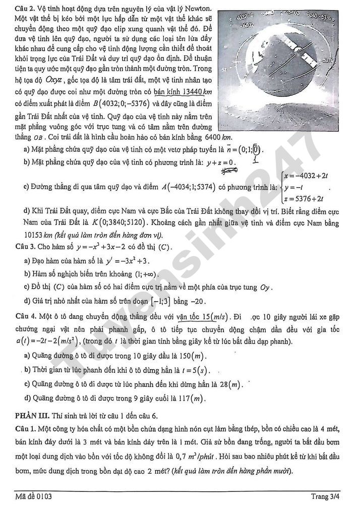 De thi thu tot nghiep THPT mon Toan 2026 - So GD Ca Mau