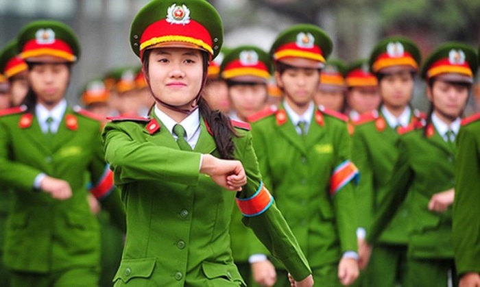Hoc phi he dan su cac truong cong an, quan doi nam 2026