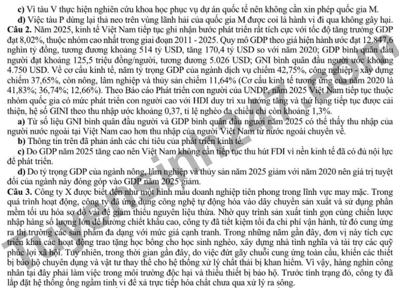 De thi thu tot nghiep mon GDKT&PL so Nghe An nam 2026