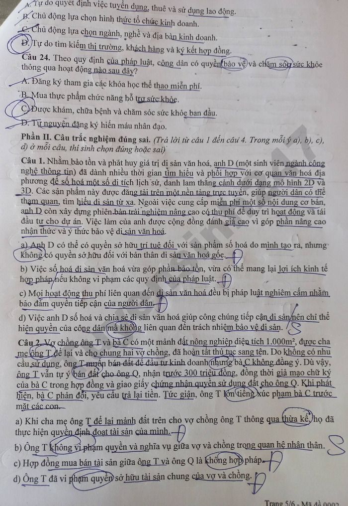 De thi hoc ki 2 lop 12 mon GDKT&PL 2026 - THPT Vo Thanh Trinh