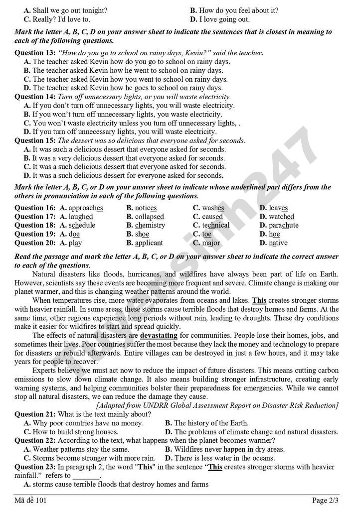 De thi thu vao lop 10 nam 2026 mon Anh - THPT Luong Ngoc Quyen (lan 2)