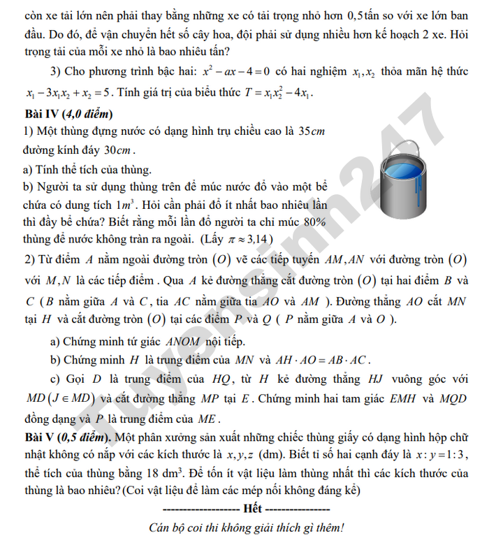 De thi thu vao lop 10 mon Toan 2026 - Phuong Tay Tuu
