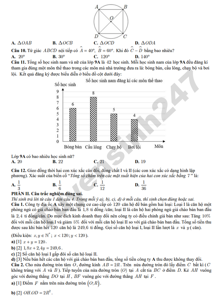De thi thu vao lop 10 mon Toan 2026 - THCS Hong Bang lan 3