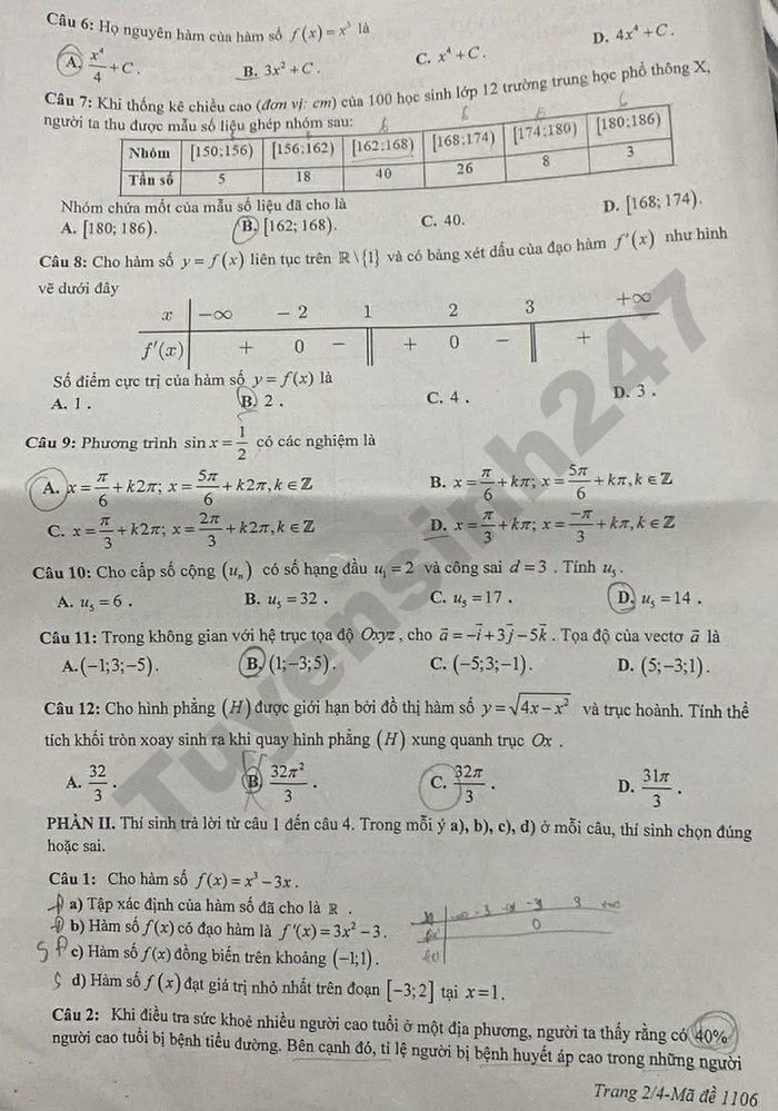 De thi thu mon Toan TN THPT 2026 lan 2 - So GD Thanh Hoa