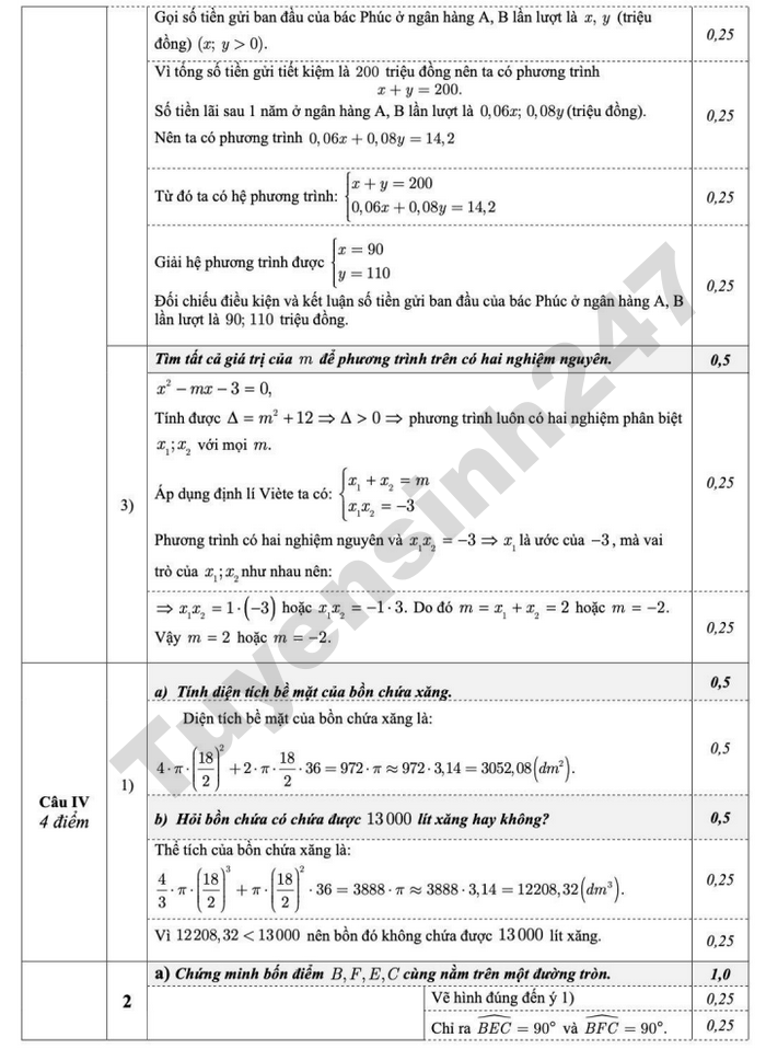 De thi thu vao lop 10 mon Toan 2026 - THCS Giang Vo (co dap an)