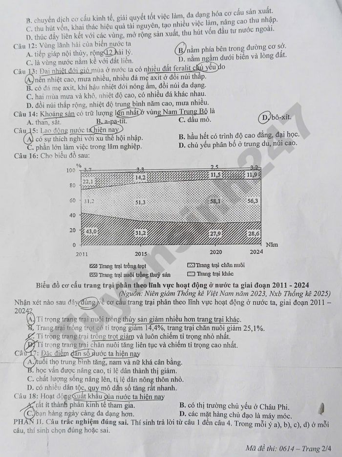 De thi thu mon Dia tot nghiep THPT 2026 - So GD Dien Bien