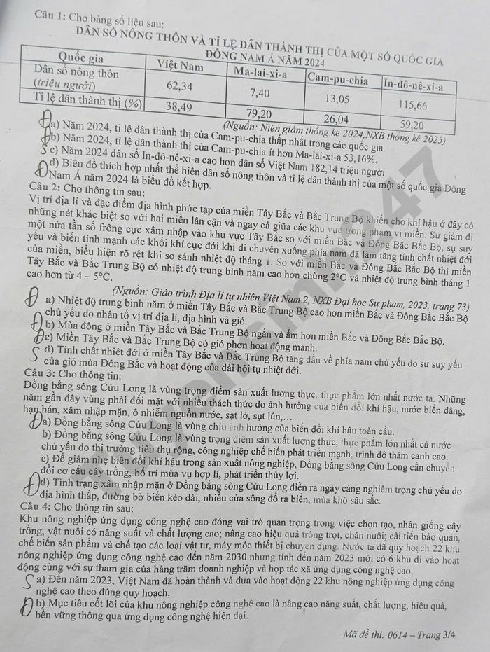 De thi thu mon Dia tot nghiep THPT 2026 - So GD Dien Bien