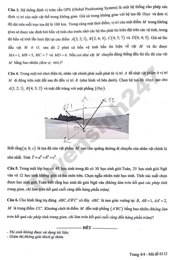 De thi thu tot nghiep THPT 2026 mon Toan - TP Can Tho