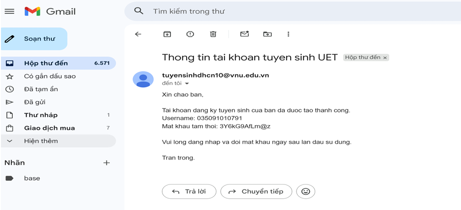 Huong dan dang ky ho so xet tuyen truong Dai hoc Cong nghe - DHQG HN 2026