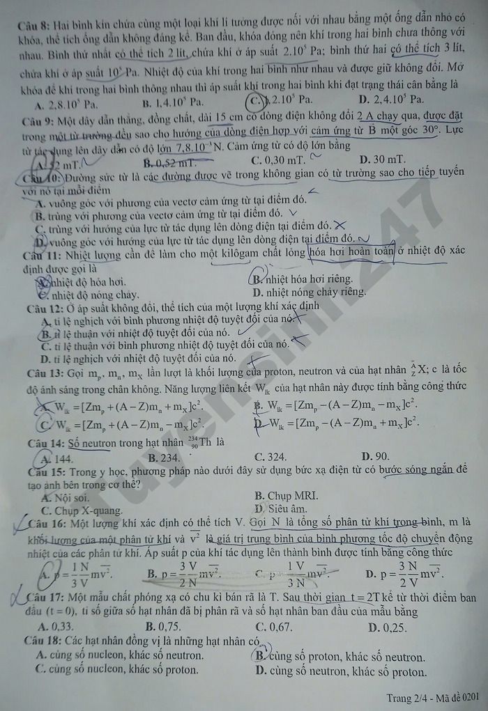 De thi thu tot nghiep THPT 2026 mon Ly - TP Can Tho