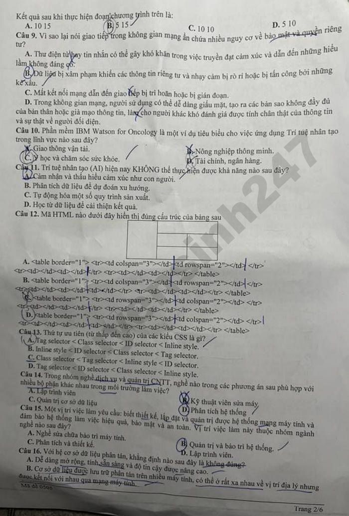 De thi thu tot nghiep THPT 2026 tinh An Giang - mon Tin