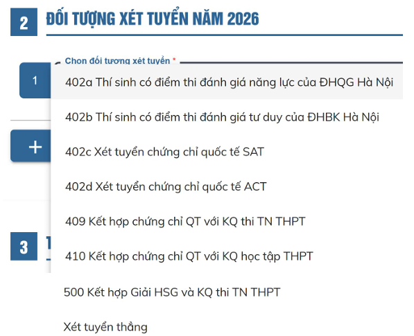Dai hoc Thuong Mai (TMU) huong dan dang ky xet tuyen Dai hoc chinh quy 2026