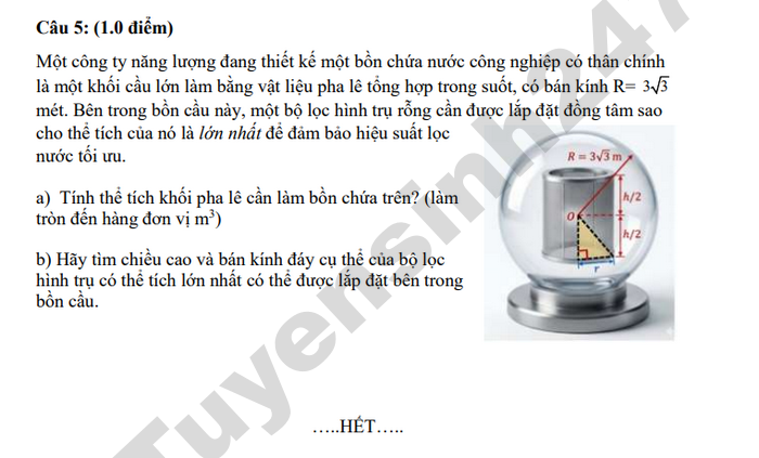 De thi thu vao lop 10 nam 2026 mon Toan - THCS Nghi Phong dot 3 (co dap an)