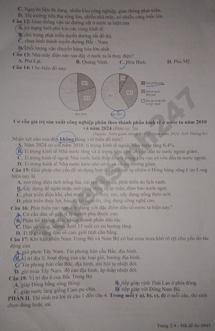 De thi thu tot nghiep THPT mon Dia 2026 - So GD Gia Lai