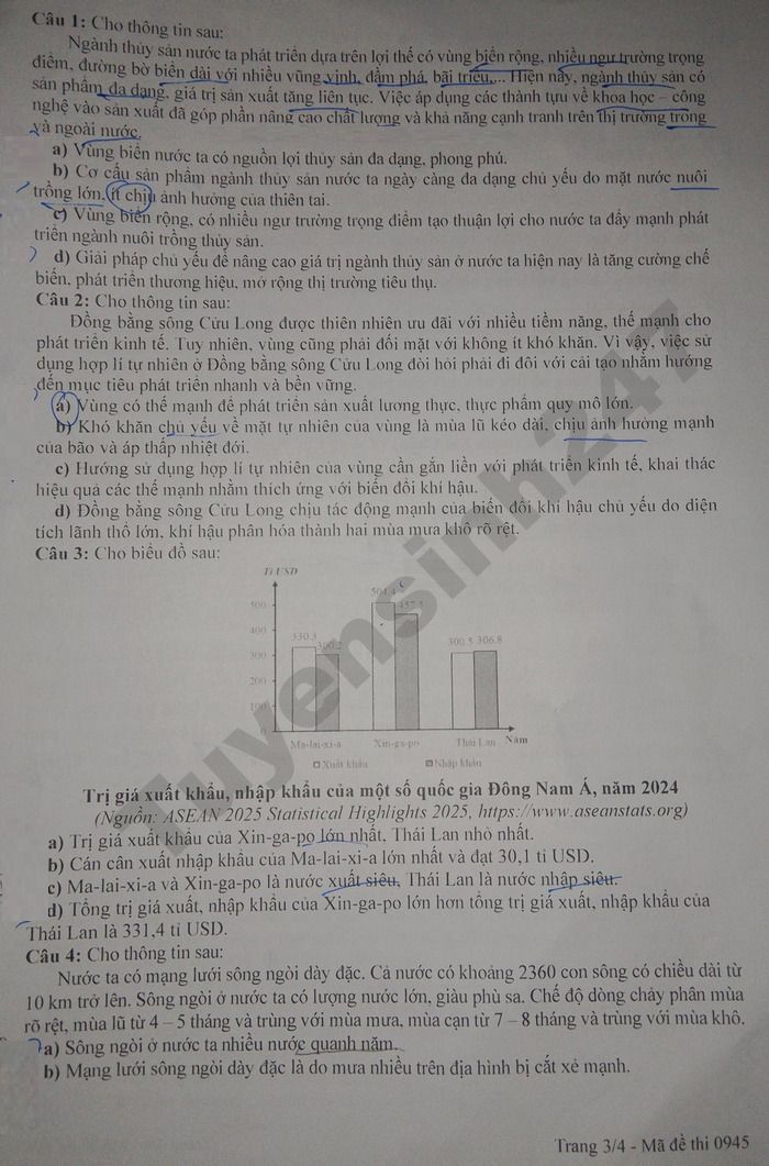 De thi thu tot nghiep THPT mon Dia 2026 - So GD Gia Lai