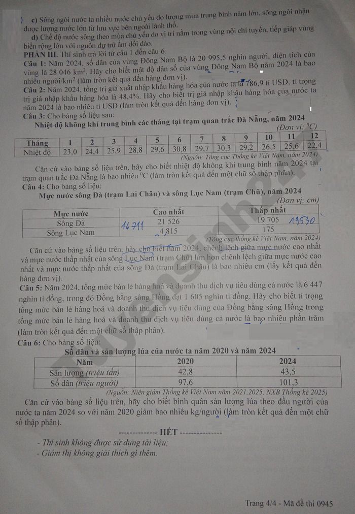 De thi thu tot nghiep THPT mon Dia 2026 - So GD Gia Lai