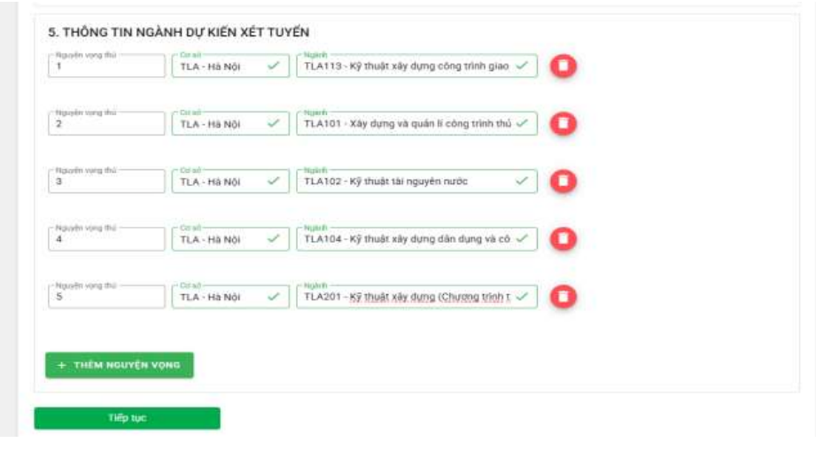 Dai hoc Thuy Loi (TLU) huong dan su dung phan mem dang ky xet tuyen 2026