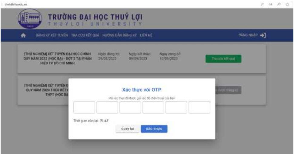 Dai hoc Thuy Loi (TLU) huong dan su dung phan mem dang ky xet tuyen 2026