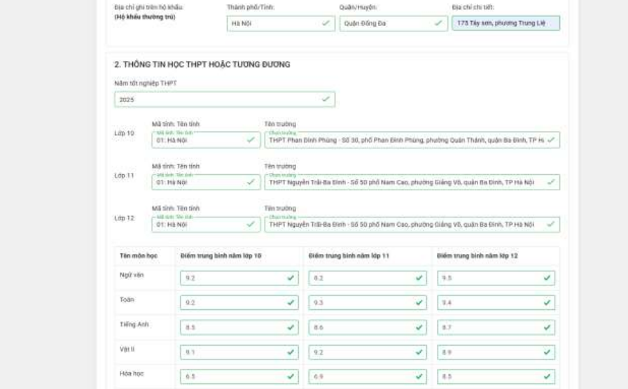Dai hoc Thuy Loi (TLU) huong dan su dung phan mem dang ky xet tuyen 2026