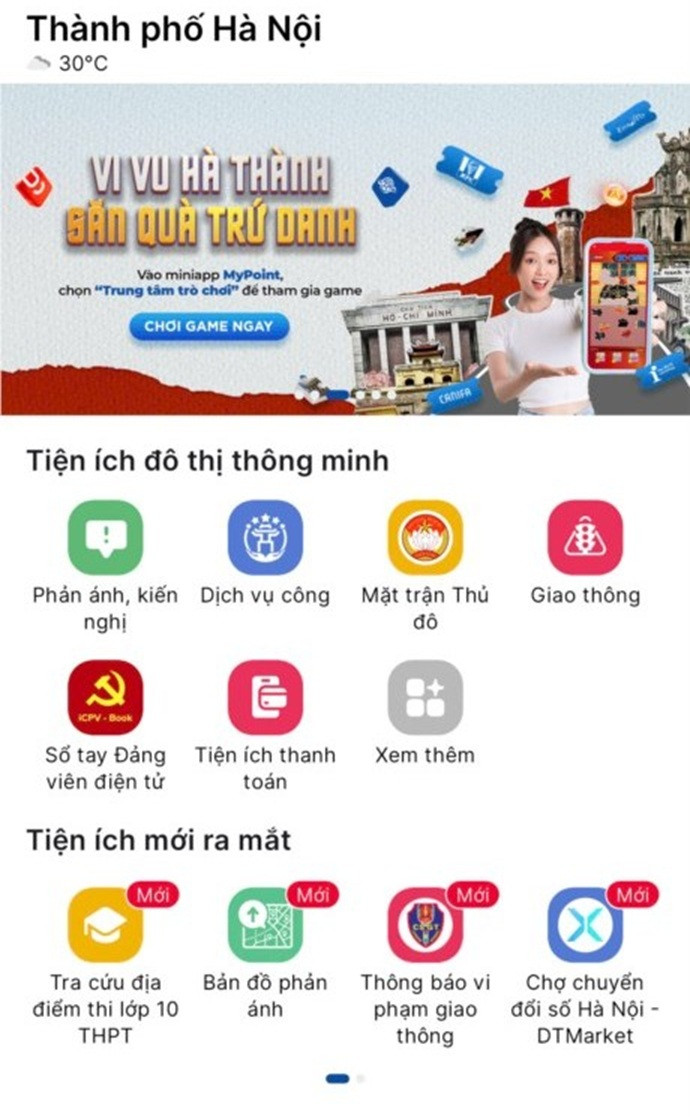 Ha Noi tich hop ban do so diem thi lop 10 tren iHanoi 