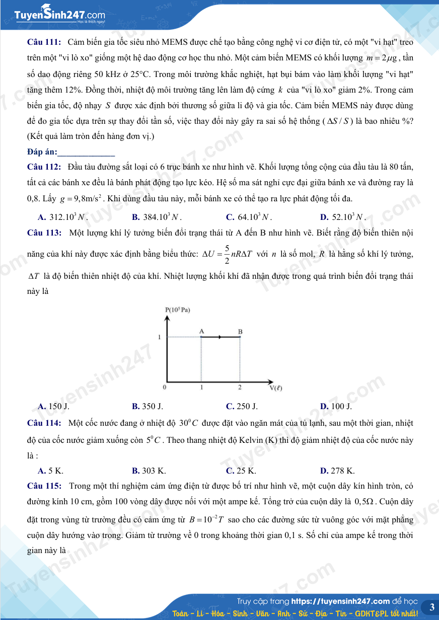 De tham khao DGNL Quan doi 2026 - Phan Khoa hoc mon Vat li (Co dap an)