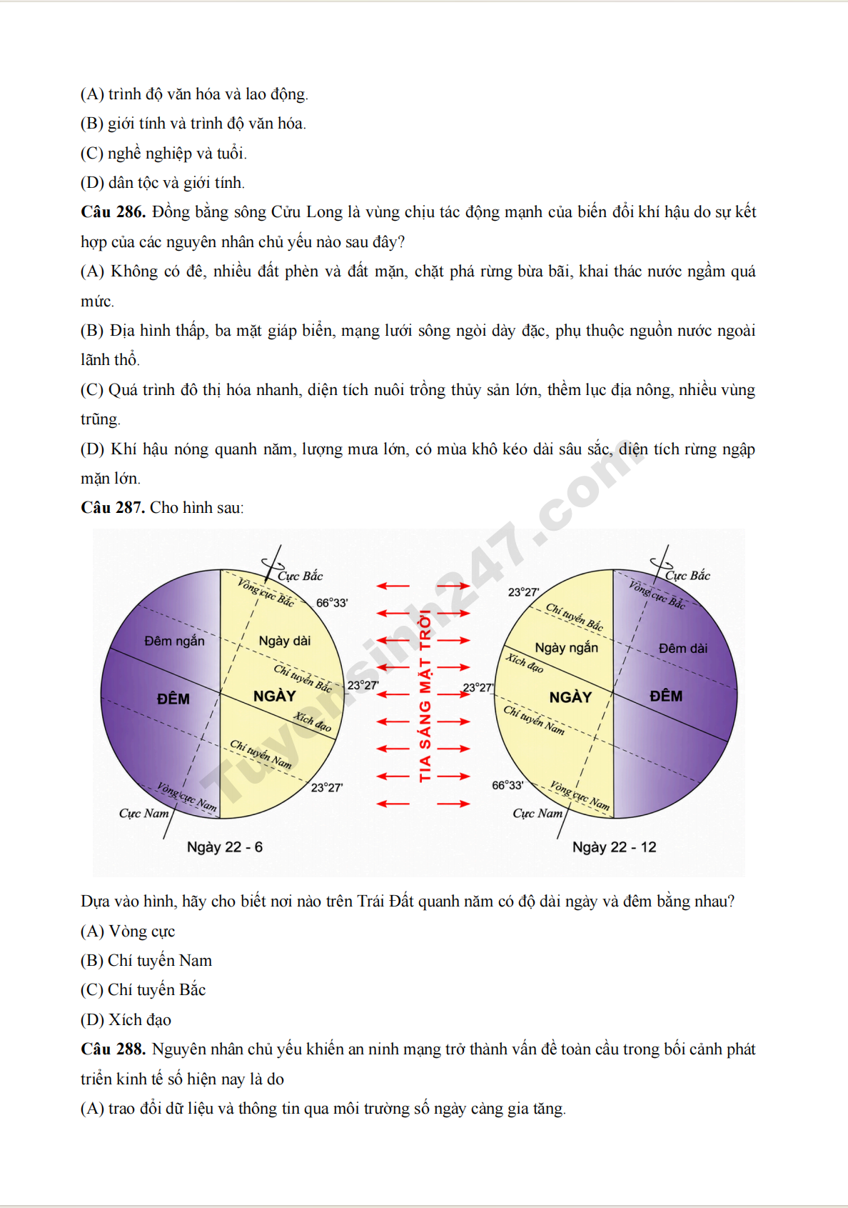De tham khao DGNL Quan doi 2026 - Phan Khoa hoc mon Dia li (Co dap an)