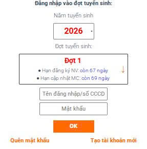 Dai hoc Ngoai ngu - DH Hue huong dan dang ky xet tuyen 2026