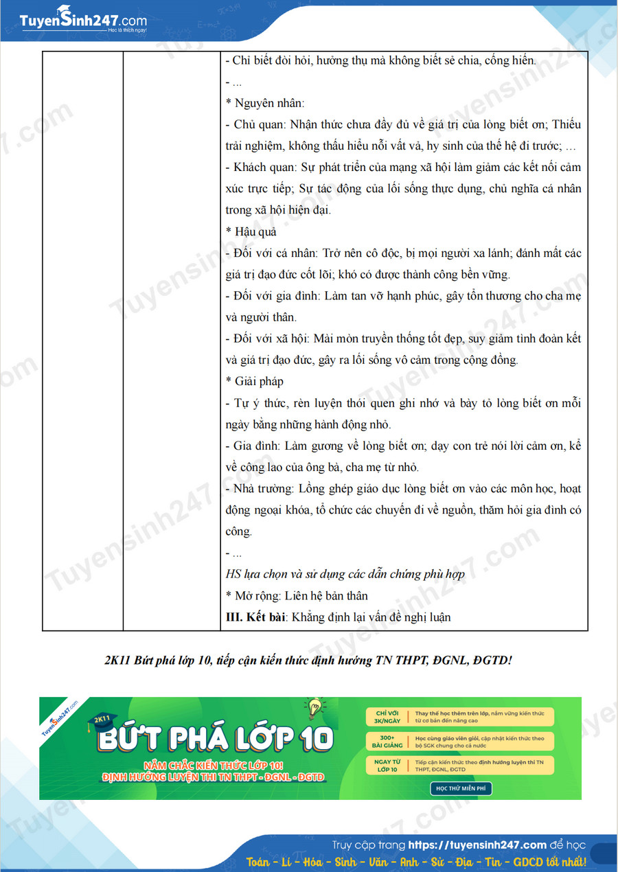 Dap an de thi mon Van vao lop 10 - Lao Cai 2026