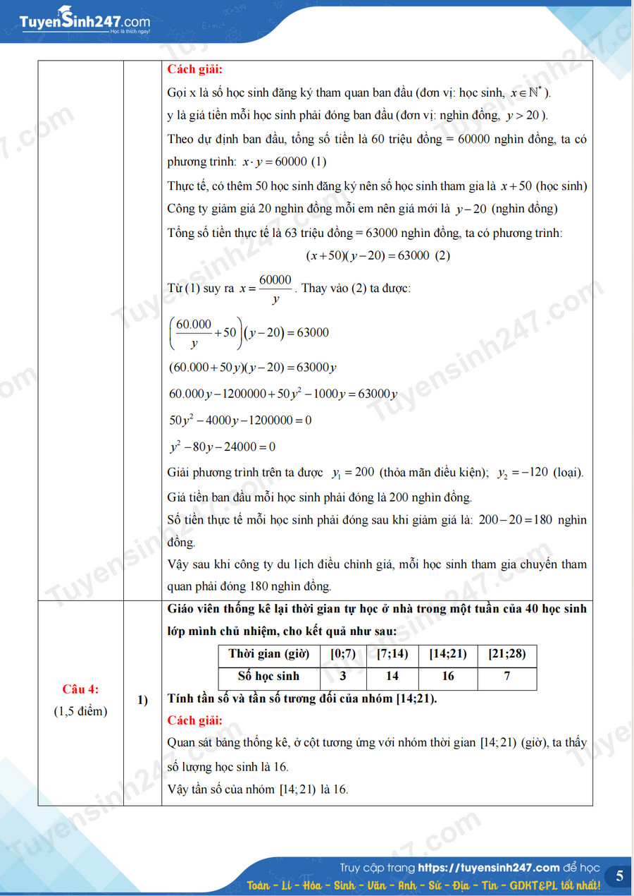 De thi dap an lop 10 mon Toan - Dong Nai 2026