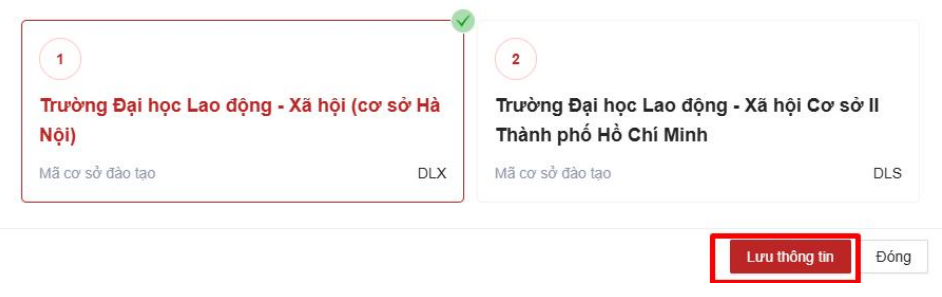 Truong DH Lao dong xa hoi (ULSA) huong dan tuyen sinh 2026